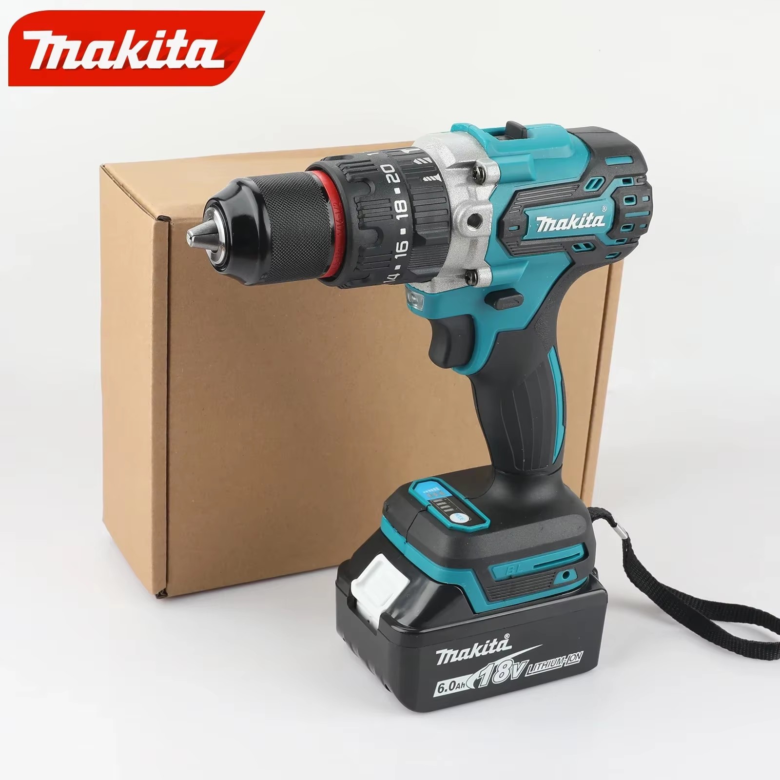 Makita Drill Ddf484 - Makita DDF487 Borstelloze Draadloze Elektrische Boor-Schroevendraaier