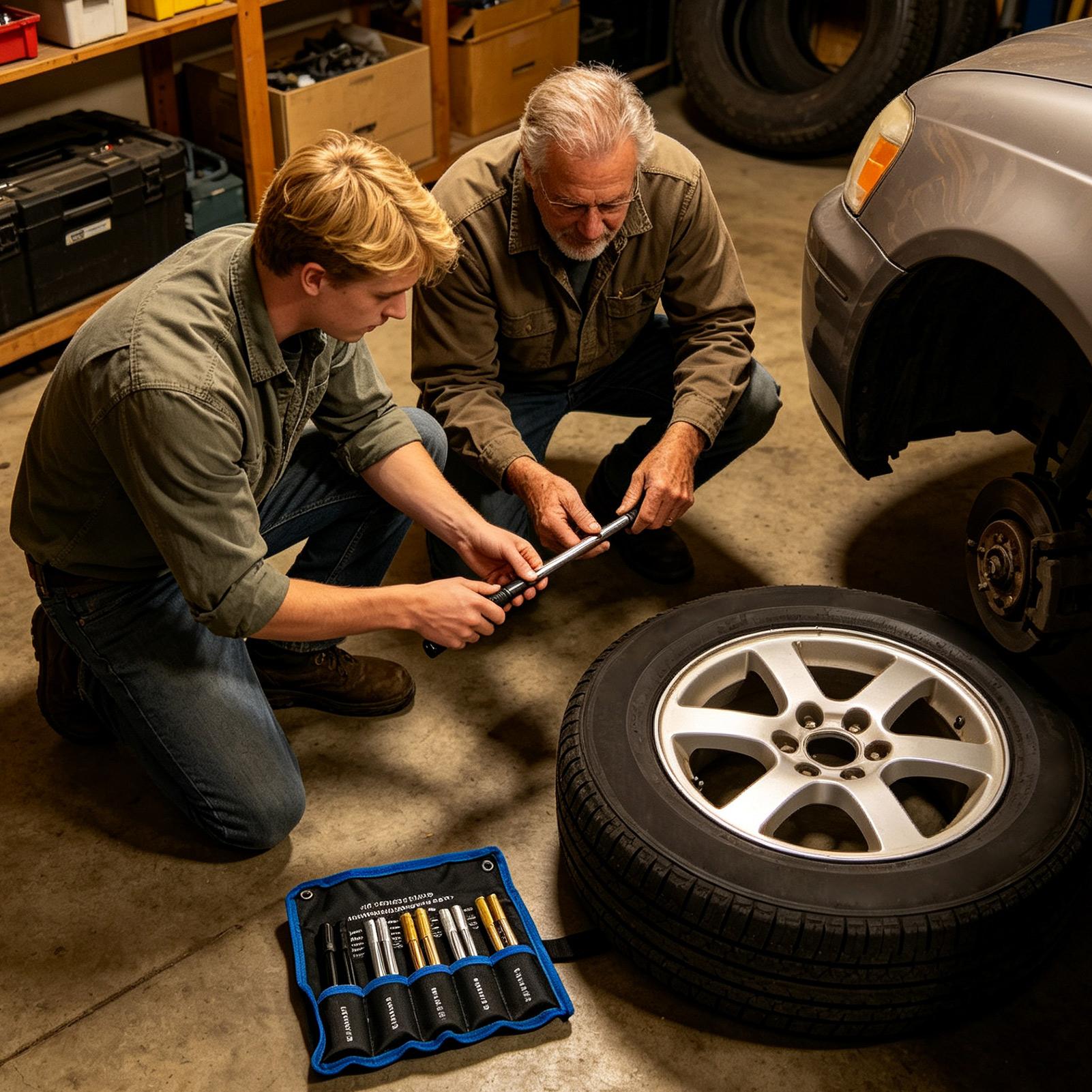 Tools Workshops - Bandenstiften voor uitlijning, 10 stuks, universeel,