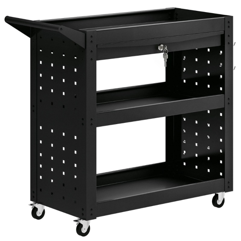 Werkplaatskar met vergrendelba - Workshop Tools List recensie en prijs